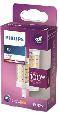 Philips Bombilla LED CorePro LEDlinear, 100W, R7S, 78mm 830lm