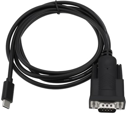 Create idea USB C to RS232 Serial Cable Type C to DB9 Male Adapter for Laptop Printer, 1.5m