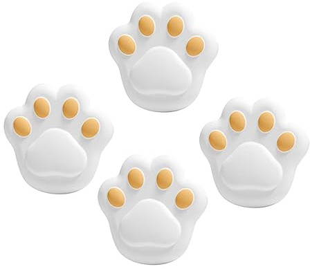 ULDIGI Protezione Angolari in Silicone a Forma di Artiglio di Gatto per Ragazzo Ragazza, Protezione Angoli Tavolo Casa, Paraspigoli Morbidi per Scrivanie e Mobili, Set 4 Pezzi Colore