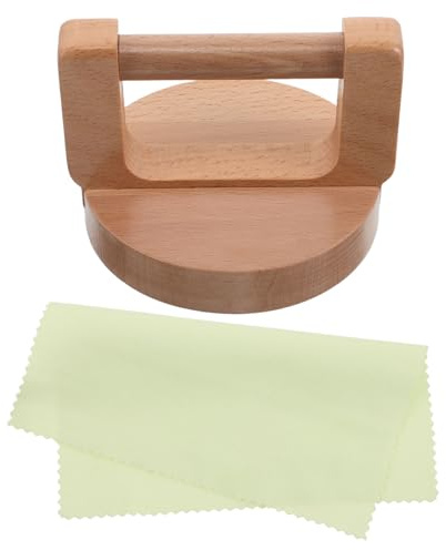 OSOLADY Pressa Manuale in Legno per la Stampa: Strumento per linoleografia a Mano - Piastra per Timbro con Manico in Legno per la Stampa a Blocchi e Serigrafica.