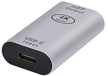 CERRXIAN Adattatore da USB-C a Mini DisplayPort, placcato oro USB3.1 Tipo C femmina a Mini DP femmina HD, supporta 4 K a 60 Hz, supporta effetti visivi 3D