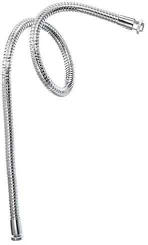 PATIKIL Microphone Stand Gooseneck, Silver Tone, Metal, M10/M8 Thread, 19.7 inch, Gooseneck