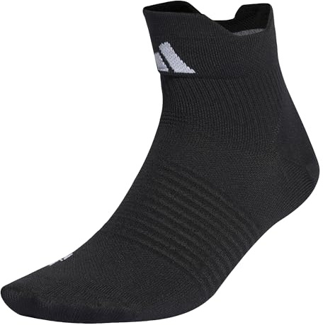 adidas Unisex - Adulto Performance Designed for Sport Ankle Socks, Black/White, 37-40