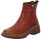 Gemini Damen Stiefelette Leder Niete Keilabsatz lose Einlagen 033609-02, Größe:38 EU, Farbe:Braun