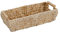Relaxdays Aufbewahrungskorb, Wasserhyazinthe, HBT: 13,5x43x19 cm, Henkel, Bad & Deko, geflochten, Utensilienkorb, natur