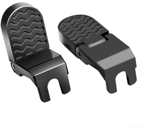 2PCS Folding Passenger Foot Pegs, Aluminum Alloy, Rustproof, M15