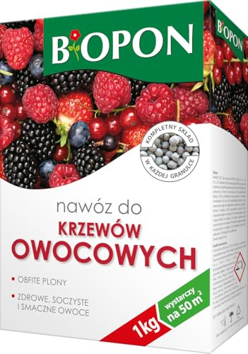 Concime per Arbusti da Frutto 1kg - Fertilizzante Frutti di Bosco Fragole Vite