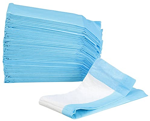 McKesson Underpads Disposable Medical Bed Pads 12 x 17 [50 Count], Heavy Absorbency, 3-Ply, Tissue Incontinence Chux Pads for Adults, Elderly, and Baby, Pee Pads