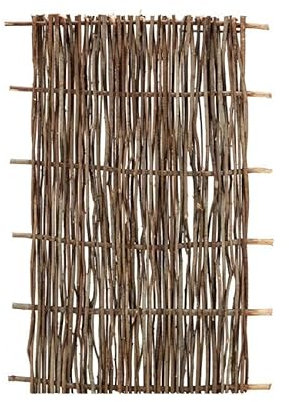 La zappa Pannello grigliato in legno di nocciolo intrecciato barriera per recinzioni 90 x h 180 cm