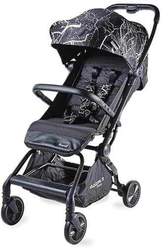 AZIAMOR AZ965-CAR Rapid Passeggino Leggero da Viaggio per Bambini 0+ con Telaio in Carbonio Fantasia Carbon