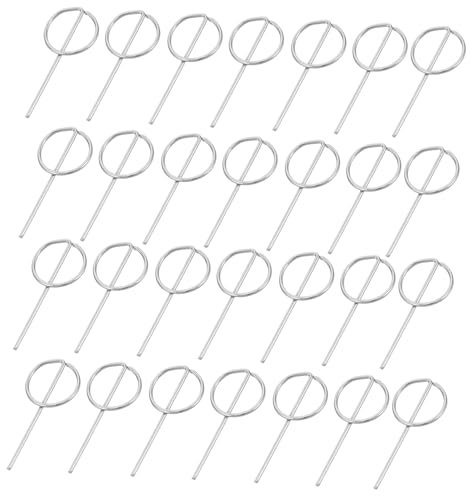 SHINEOFI 100pezzi Strumento di Espulsione della Scheda Sim in Acciaio Inossidabile per Telefoni Cellulari Pratico Accessorio per Rimozione delle Schede Sim