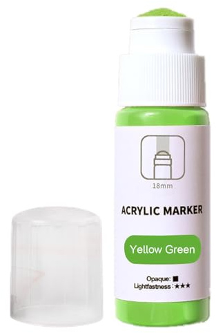 Pennarelli per pittura graffiti, marker acrilico punta 18 mm a base d'acqua permanente da 60 ml Graffiti Marker impermeabile resistente alla ghisa, graffiti per tutte le superfici