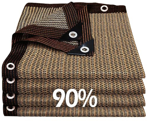 Toldo Vela de Sombra Rectangular, Malla Sombra para Jardin Exterior