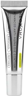 NEOXOMA - Contorno de Ojos Roll-On con Exosomas y Bakuchiol | Eye Contour con Péptidos | Mejora Apariencia de Líneas y Bolsas | Mirada Más Luminosa y Descansada | 15 ml