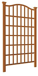 Concord 54W x 90H Composite Vinyl Trellis