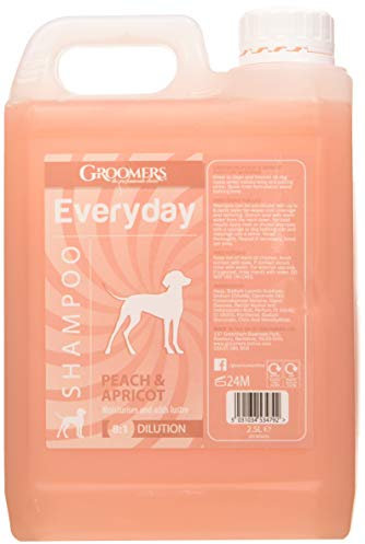 Groomers Peach & Apricot professional Dog Shampoo 2.5L, orange