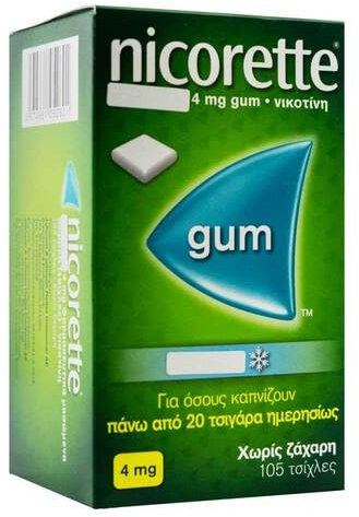 NICORETTE Kaugummi 4 mg whitemint 105 St