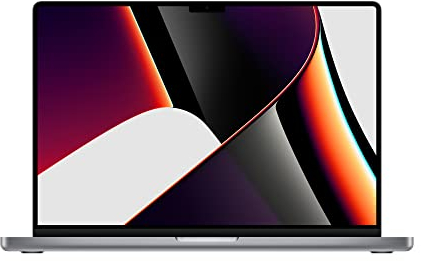 2021 Apple MacBook Pro (16, Apple M1 Pro Chip mit 10‑Core CPU und 16‑Core GPU, 16 GB RAM, 512 GB SSD) - Space Grau
