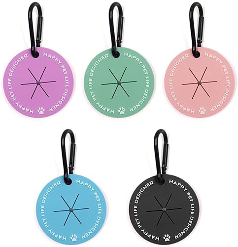 5 Stück Hundekotbeutel für Leine, freihändiger Kotbeutelhalter, Kotbeutelhalter für Hundewelpen, Haustiere, Laufen, Fahrradzubehör