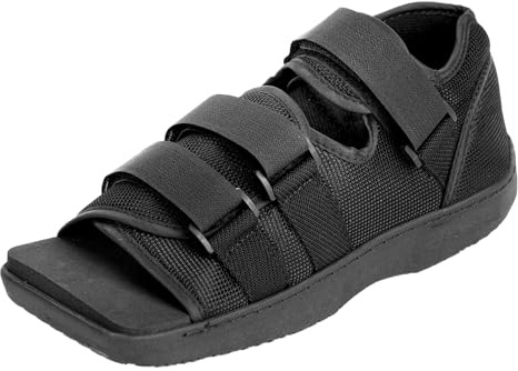 Estinko Post Op Shoe, Post Op Recovery Shoe, Adjustable Medical Walking Shoe for Post Surgery or Operation Foot Support, Broken Foot or Toe, Fracture or Ulcer, S, Male Size 6.5-8, Female Size 8-9.5