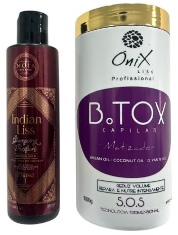 Onix B.tox Capillaire 1000g + Duo capillaire (shampoing Noia100ml + masque Noia 100ml) (cadeaux aléatoire)
