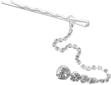 COLLBATH Tocado Frente de Mujer Colgante de Aleación y Gemas de Imitación Plata para Fiestas y Reuniones Obsequios Elegante y Brillante