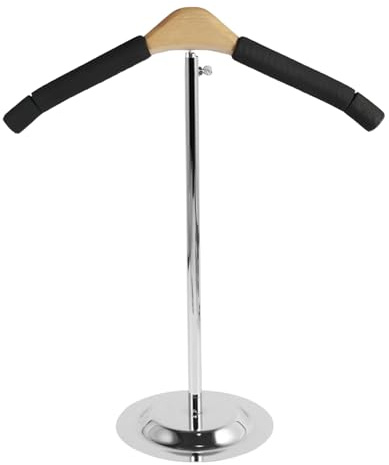Skjortställ – justerbar visningsram, 70 cm flexibelt axelstativ, organiserade kläder inställning halkfri hängare stöder stabilt greppstruktur, klädpresentationshållare, leverantörsbås