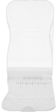 Hoement Estuche Organizador de Abs para Boquillas de Irrigador Dental Resistente al Polvo y Portátil Blanco para Viajes y Uso Diario