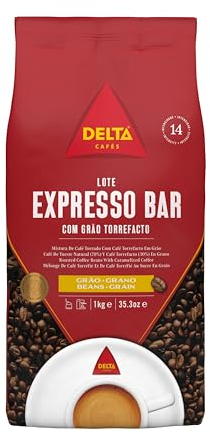 Delta Cafés espresso Bar - Café en Grano - Estimula los Sentidos - Aroma de Centroamérica y Robusta Africana - 1 kg