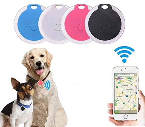 Traceur GPS Chien, Collier Anti-Perdu pour Chats et Animaux Domestiques avec Alarme, Localisateur Mini SOS pour Véhicules et Enfants, Navigation Outdoor (Noir)