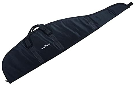 Funda para carabinas, Rifles, escopetas y Armas largas en General + Visor. Longitud Externa: 125 cm (Negra)