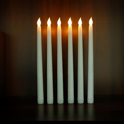 FAEFTY Candela a Led, Candele senza Fiamma con Batterie Candele Lunghe Decorazione per la festa dell'Assunzione di Maria/Feste di Compleanno/Natale/Hallowmas/Cena a Lume di Candela