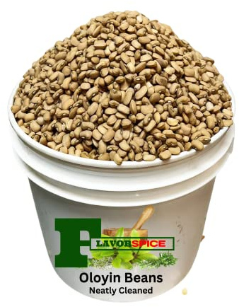 Oloyin Beans, Natural ewa (Full Bucket Custard Size) 9.15LB (No stones, No weevils, No sand or dust.)