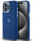 Mercedes-Benz Handyhülle Kompatibel mit Magsafe iPhone 15 Pro Max in Navy Star Muster Silikon Glatt Anti-Scratch Smooth Schutzhülle mit Easy Snap-on, Stoßdämpfung & Signature Logo