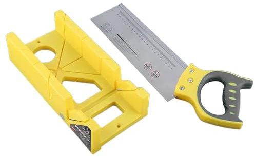 Sierra ingletadora, sierra ingletadora manual con caja - Herramienta de corte de ángulo portátil, cortador de madera | Sierra de madera versátil, herramientas de carpintero