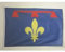 AZ FLAG - Drapeau Provence Nouveau - 45x30 cm - Pavillon Nautique Provençal Spécial Bateau Et Extérieur En Maille Bloquée Avec Anneaux Plastiques Intégrés - 30g