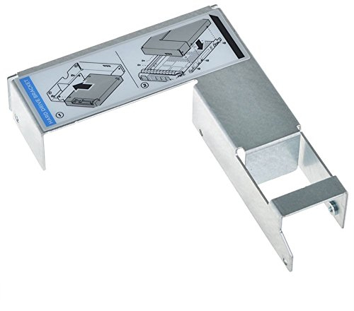 RGBS 9W8C4 Y004G Lot de 2 supports d'adaptateur SSD pour disque dur Dell 3,5 F238F G302D X968D F9541 SAS SATA avec vis