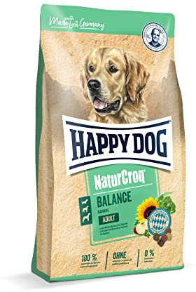 Happy Dog 60522 – NaturCroq Balance – Cibo Secco con Erbe domestiche per Cani Adulti – capacità 4 kg