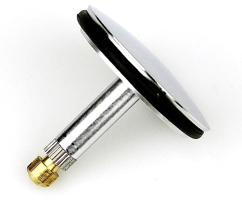 SagaSave Bouchon de baignoire universel, Ø 44 mm, réglable, cuivre, argenté