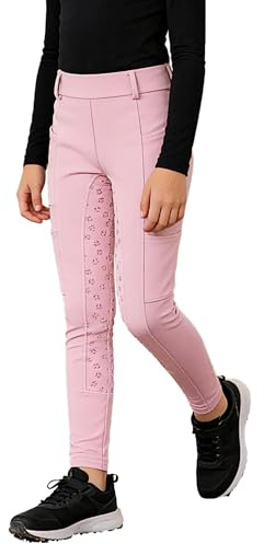 winying barn pojkar ridbyxor leggings ridtights med fickor träningsbyxor fitness ridunderdelar sportleggings tävling