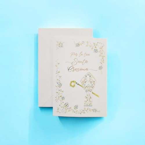 ARKRAFT Carte de vœux sacrée confirmation 16 x 11 cm porte-argent pour enfant (SC12)