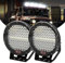 PICAA 2tlg Schwarz 9 Zoll 294W Rund LED Arbeitsscheinwerfer, Led Lightbar Fahrlicht für Auto Offroad 4X4 Traktor LKW 12V 24V, 6000K Weiß Led Scheinwerfer