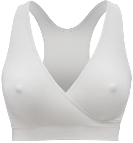Medela Sujetador de Maternidad y Lactancia Keep Cool Sleep con Zona Dorsal Completamente Transpirable y Tela Suave al Tacto, en Negro