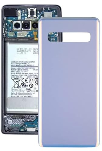 Cover posteriore di ricambio per telefono cellulare per Galaxy S10 5G SM-G977B / SM-G977U / SM-G977N copertura posteriore della batteria (argento) parte di riparazione