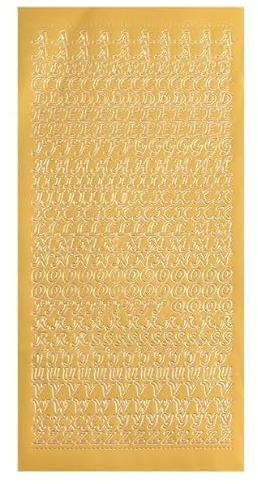 BUENTYA 14 Blatt Wachsbuchstaben Kerzen Wachszahlen Buchstaben Wachs Silber Gold Klebebuchstabe Buchstaben Aufkleber Alphabe Selbstklebend Kerzensticker Kleinbuchstaben Sticker für Kerzen Verzieren