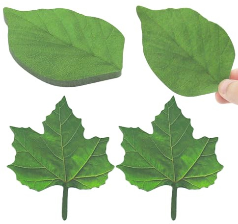 200 ark blad klisterlappar klistermärken, pappersblad, vackra gröna bladformade klisterlappar, avtagbara självhäftande lappar repplattor för gör-det-själv-dekoration, skola och hemmabruk