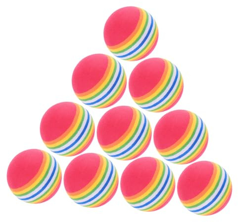 PENIKOKO 10piezas De Arcoíris Flotante De Eva Juguete para Mascotas Gatitos Gatos Snack Juguete De Entrenamiento para Masticar Color Aleatorio