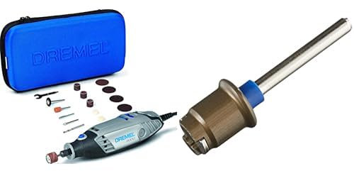 Dremel 3000 Outil Rotatif Multifonction 130W avec 15 Accessoires et 1 Sac & S402 Mandrin SpeedClic - Adaptateur pour Fixer les Accessoires Dremel EZ SpeedClic Sans-Clé