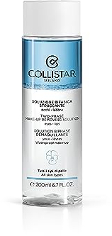 Collistar Zwei-Phasen-Make-Up-Entferner Augen-Lippen, löst sofort alle Arten von Make-up, auch wasserfestes, hinterlässt keine öligen Rückstände, für alle Hauttypen, 200ml