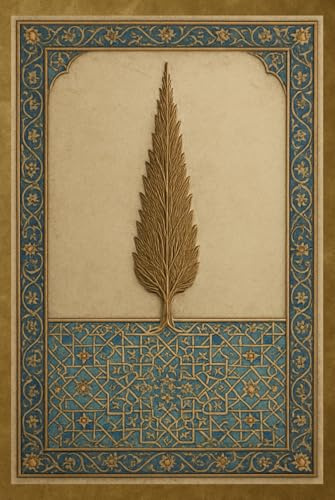 The Cypress Mosaic Whisper: A Persian Grove-Inspired Hardcover Journal of Balance, Symbolism, and Ornamental Calm